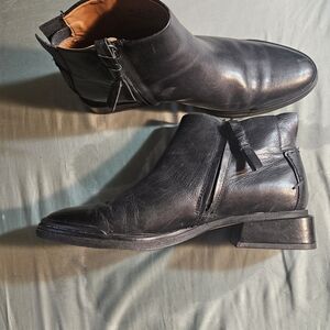 Franco Sarto Black Ankle Boots